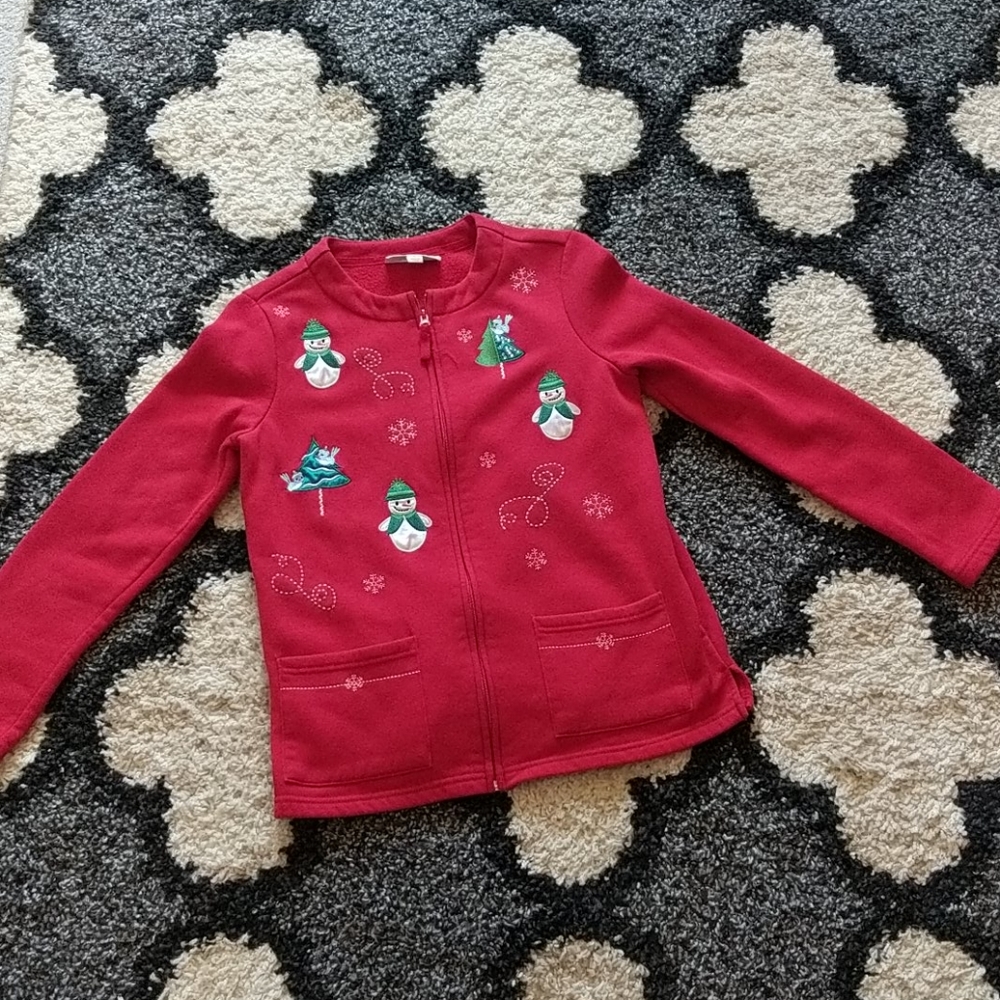 Zip Up Christmas Sweatee